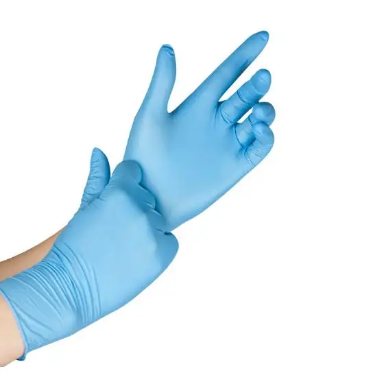 cheapest wholesale latex free powder free  purple nitrile gloves hot disposable food grade beauty nitrile gloves