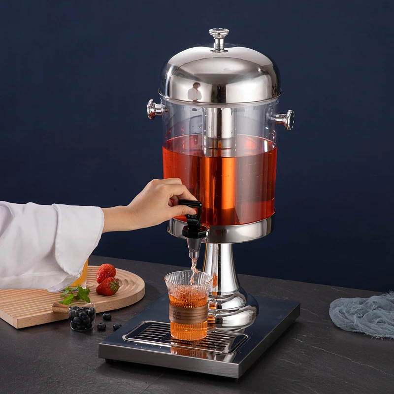 Factory Direct Beverage Dispenser Stainless Steel Commercial Juice Barrel Beverage Hotel Banquet Self-service Juice Barrel