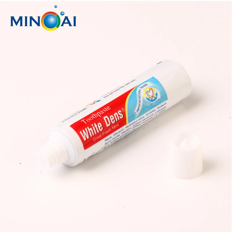 12.7mm Empty Plastic Hotel Travel Toothpaste Packaging Tube