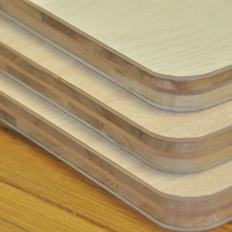 Waterproof Poplar Veneer Laminated Block Board Plywood for Door