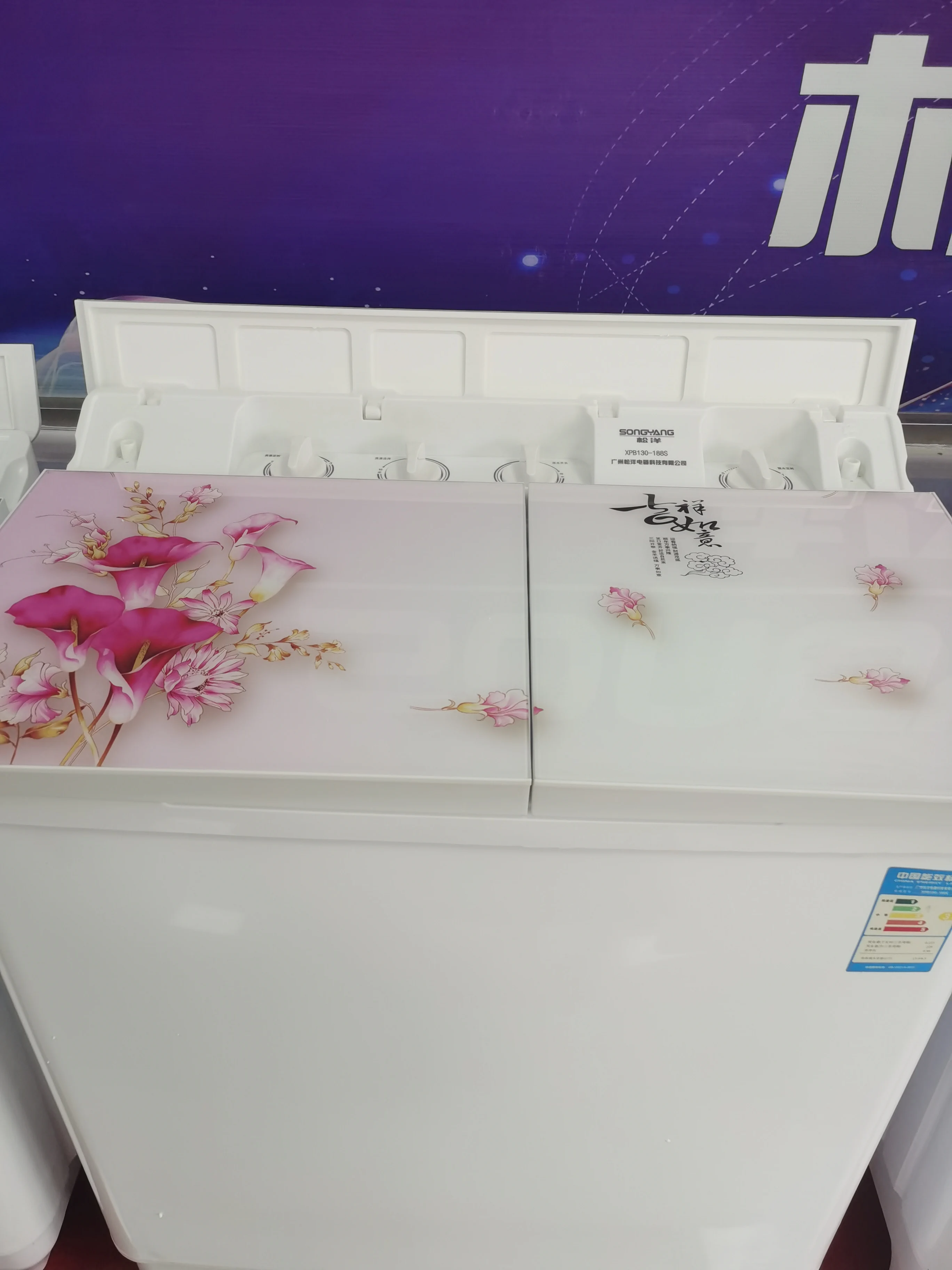Оптовая продажа полуавтоматическая стиральная машина с двумя ваннами для обезвоживания