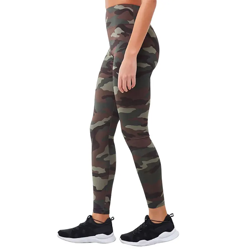 Оптовая продажа, камуфляжная сухая посадка, зеленая одежда, камуфляжные женские леггинсы