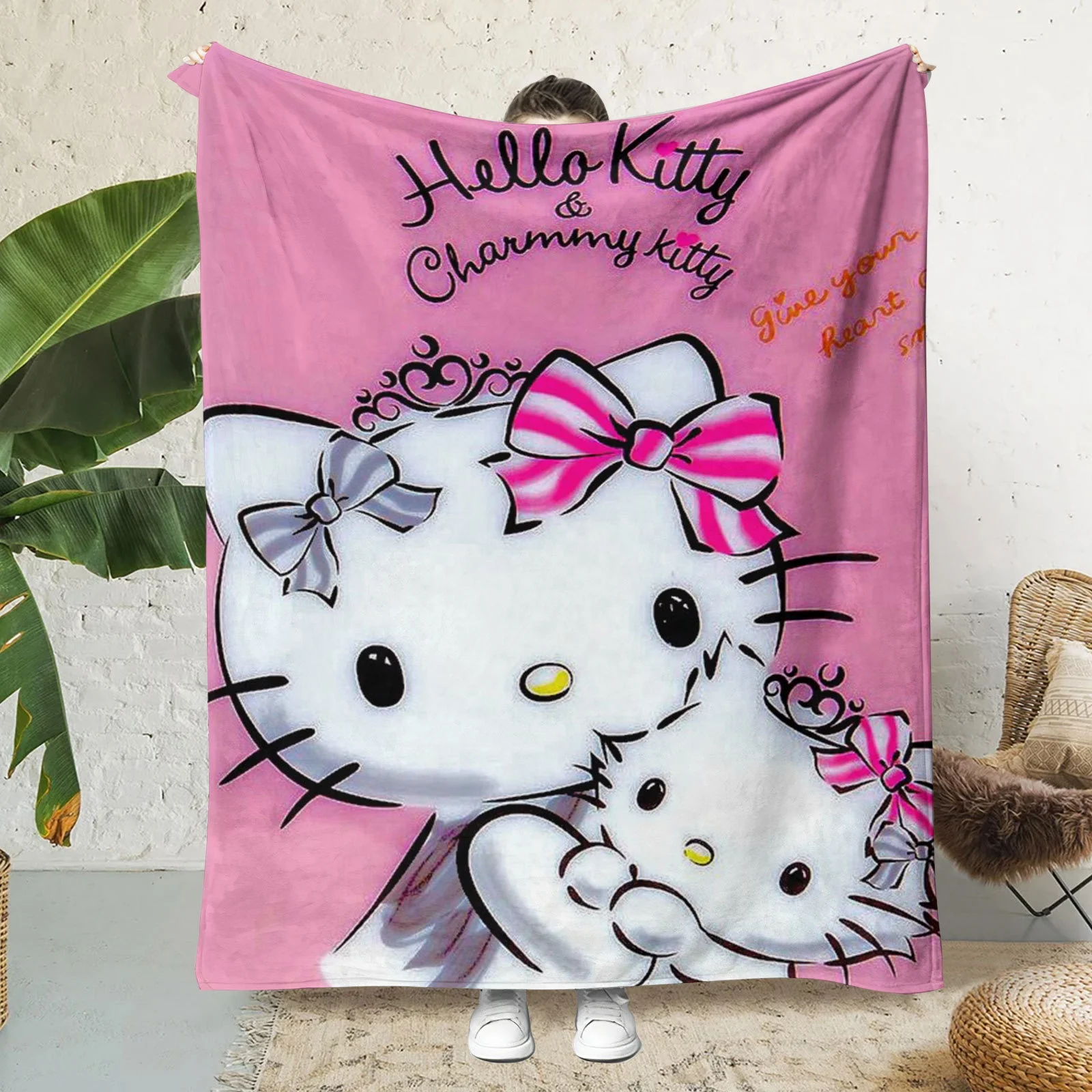 Personalized Custom Anime Characters Throw Flannel Blanket Cartoon Roles Poster Printed Anime Blankets