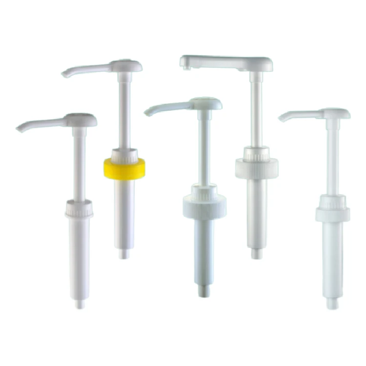 28/410 48/400 50/400 38/400 Smooth Food Grade Chocolate Sauce Pump Plastic Ketchup Dispenser Syrup Pump Sauce Pump Dispenser