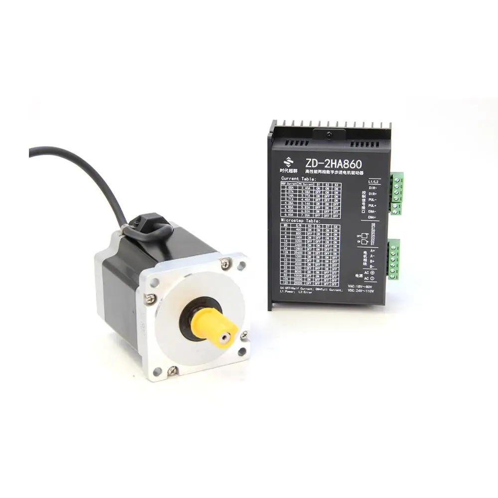 Nema 34 1 8 нм градусов шаговый двигатель и драйвер cnc kit Motor в