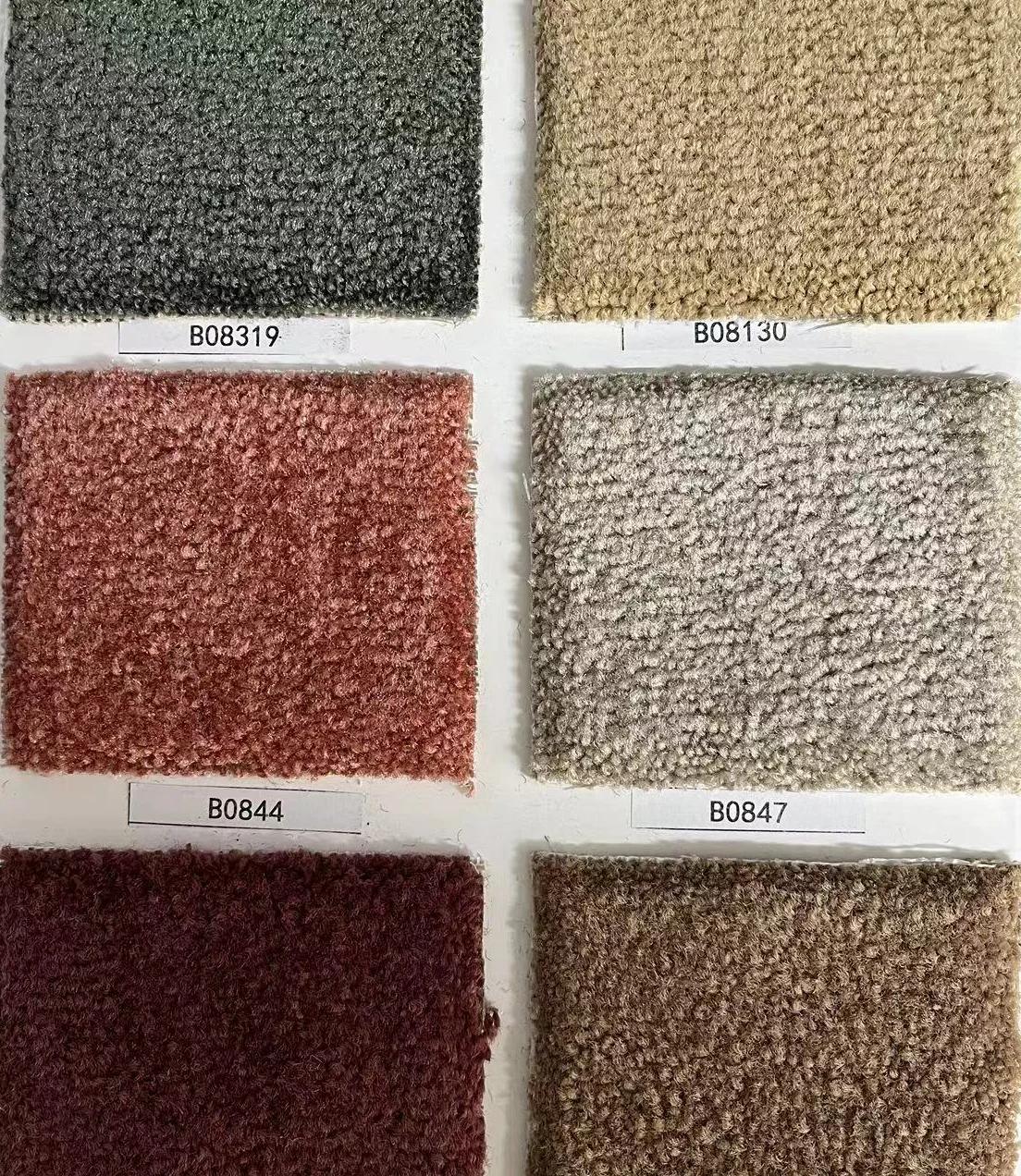 Manufacturers direct sales super thick hotel hotel solid color full carpet high-end household 18MM thick curved yarn carpet