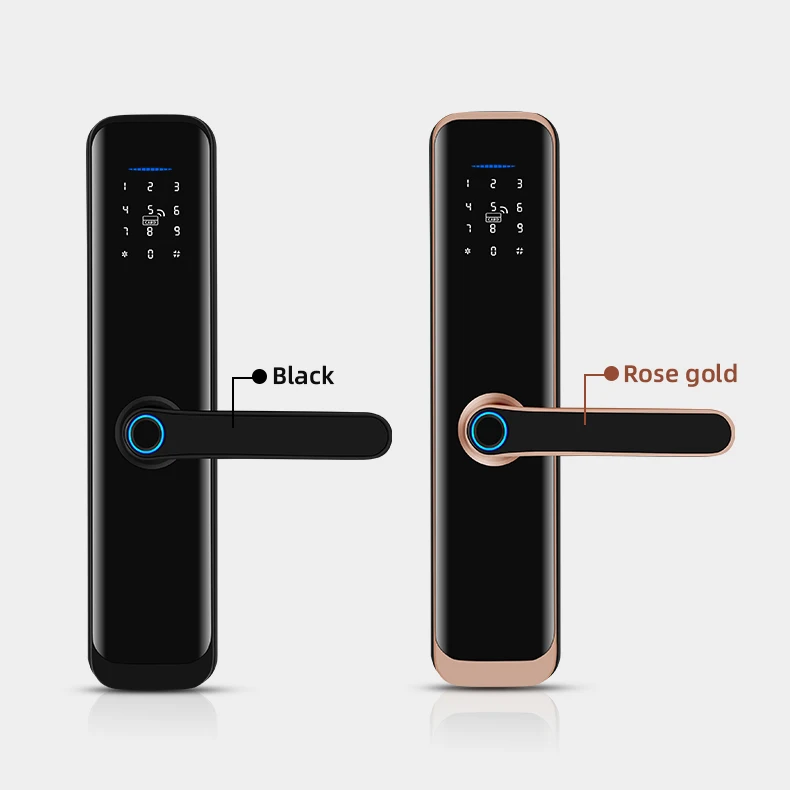 High Quality Wifi Tuya APP Smart Lock Password Rfid Card Biometric Fingerprint Door Lock