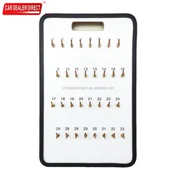 32 numbered wooden car key hook board key tracking synthetic wood personalized key rack