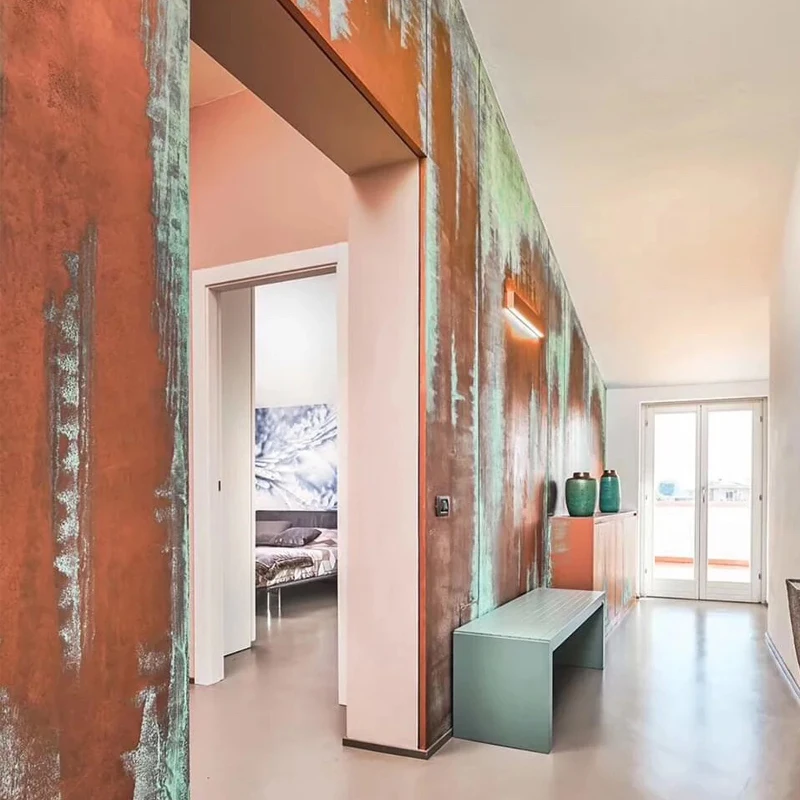 Wanlei Wall Artian Decoration Patina Iron Paint