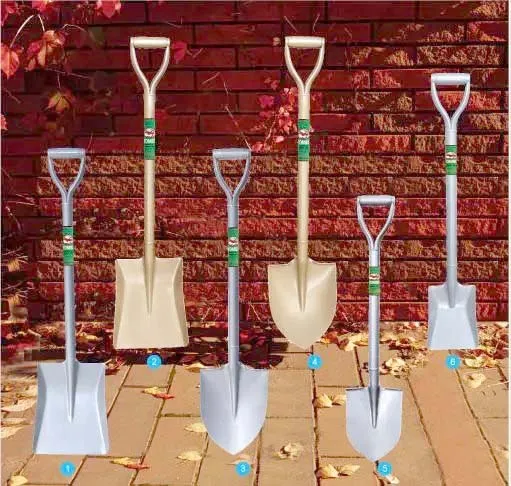 Factory Direct Sale Farm Tool Steel Black Heads Spade Square Shovel