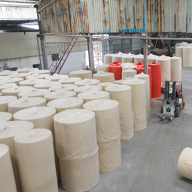 Factory Wholesale Virgin Wood Pulp Napkins Jumbo Roll with 2 Layers Coreless