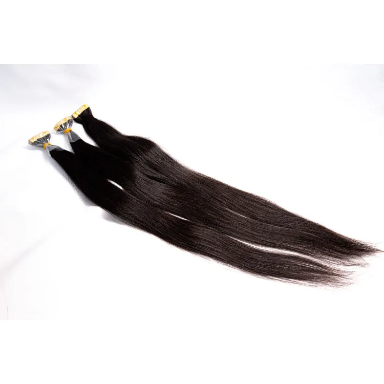 Straight Tape Hair Brazilian Virgen Silky Straight  Human Hair