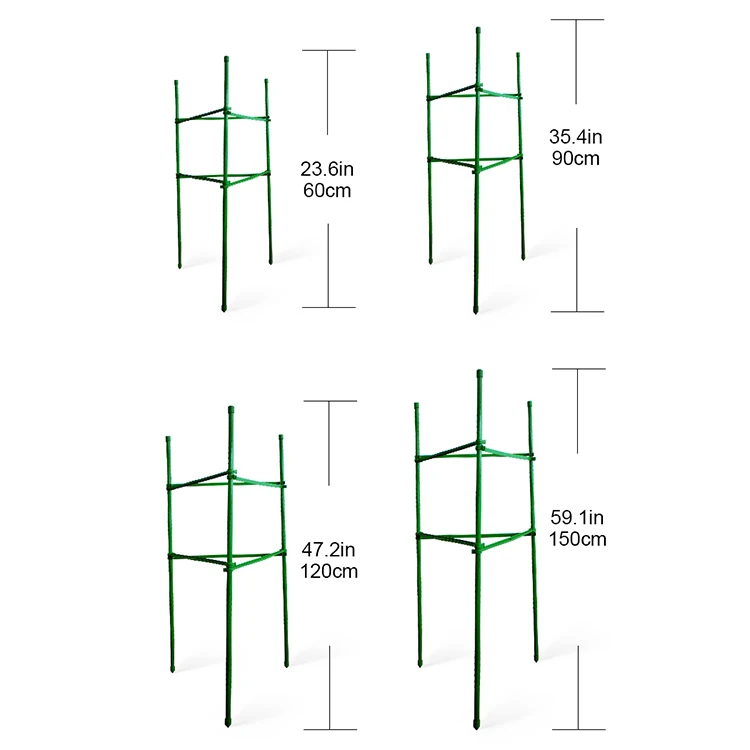 Oem Acceptable Steel Stick Agricultural Stick Plant Support Cage