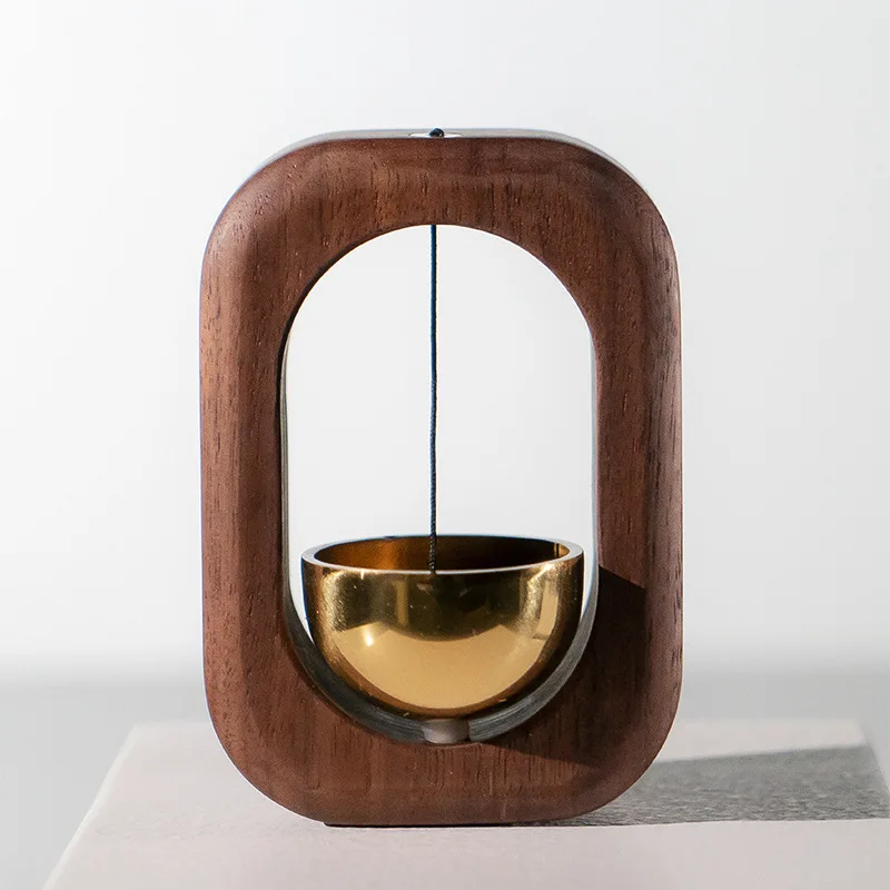 Suction door wind chime pure copper magnetic suction door bell refrigerator sticker gift door open reminder long ride bells