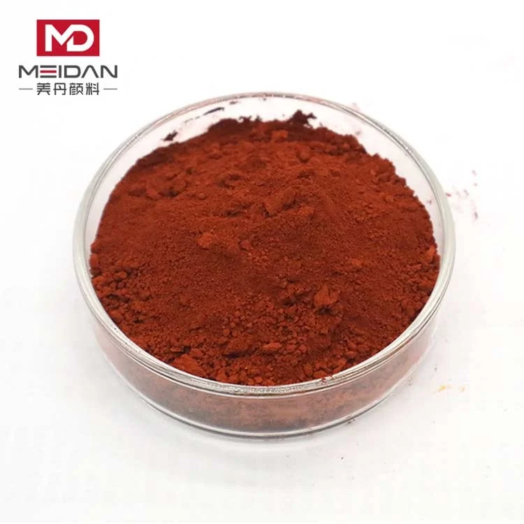 Meidan cheap price color concrete cement iron oxide red for concrete cement