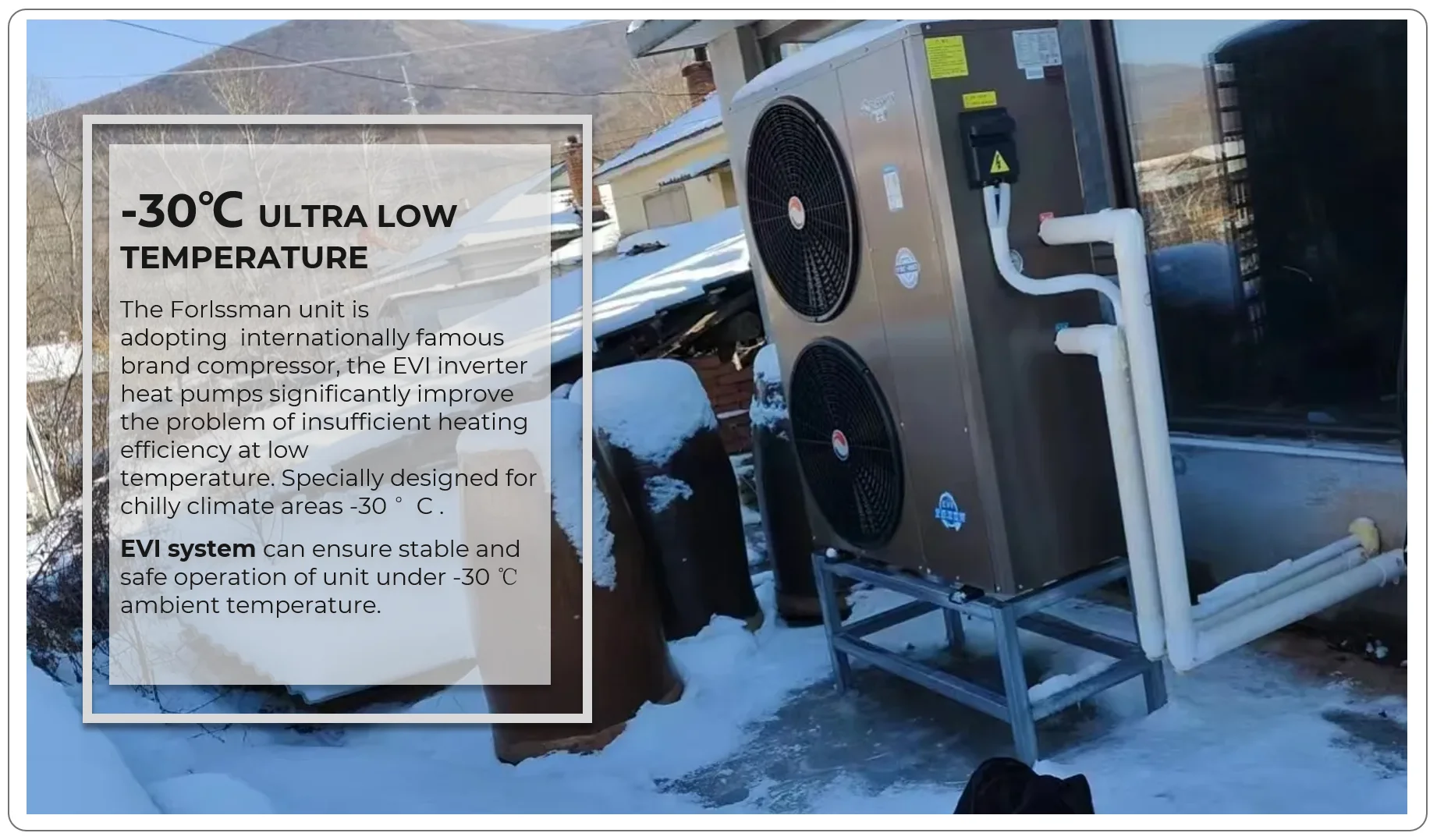 Hot design OEM monobloc inverter Three in one heating cooling DHW  heat pump air to water heatpump