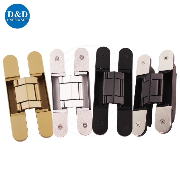 130 Degree 304 Stainless Steel Stamping Concealed Hinge 50KG Bearing Hidden Door Hinges