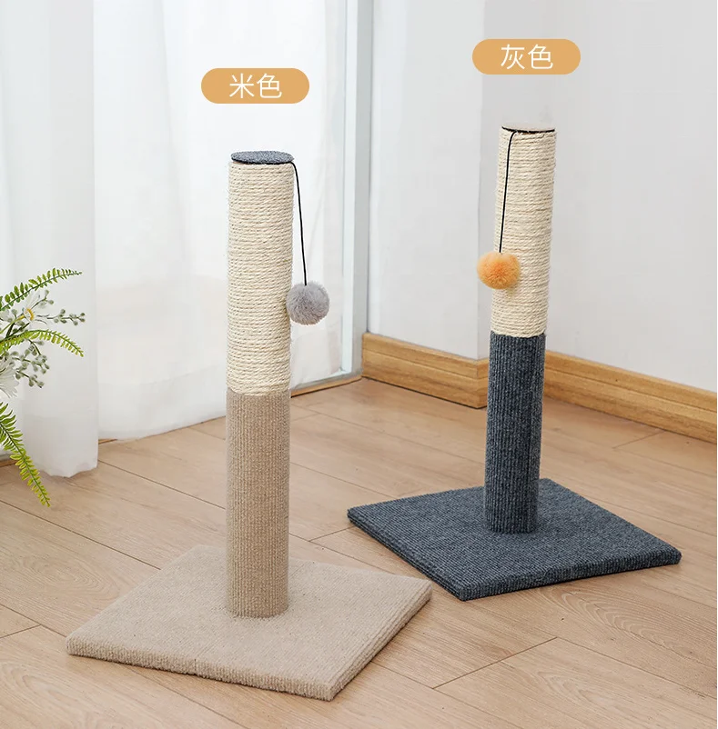 Sohpety Custom Solid Wood Cat Activity Scratching Scratchers Scratch Tree Condo Post Tower