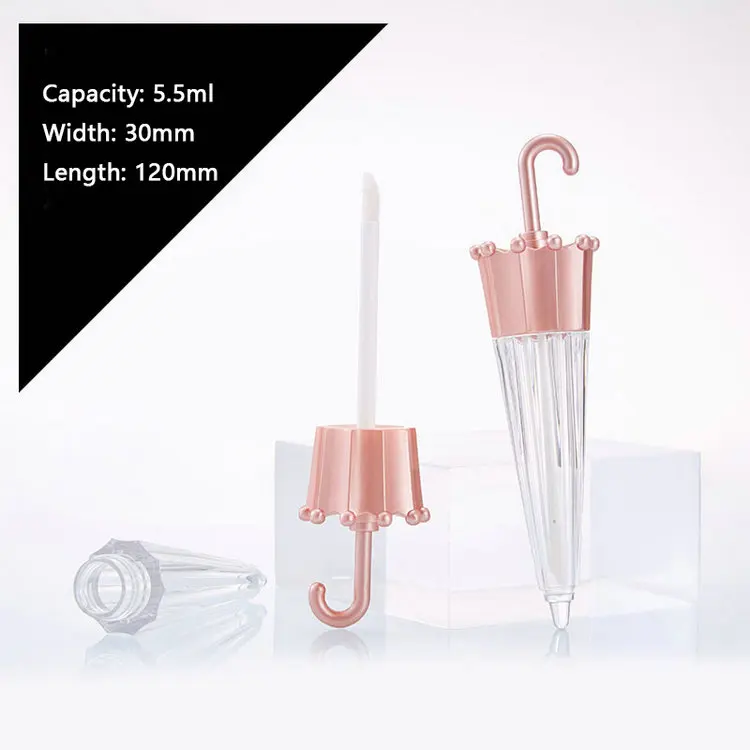 
new lipgloss tubes umbrella type lip gloss tube 