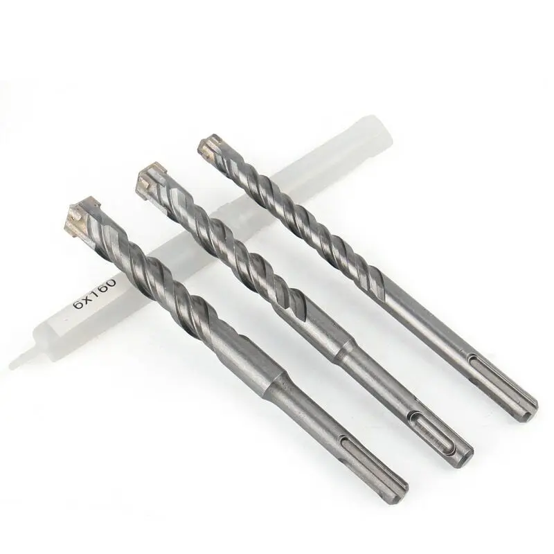 5/6/8/10/12/14/16mm Cross Type Tungsten Steel Alloy SDS Plus Electric Hammer drill bits for Masonry Concrete