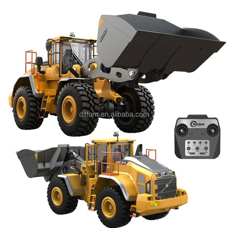 DoubleE E592-003 L260H Loading Bulldozer Truck 1:16 2.4G Rc Alloy Construction Wheel Loader