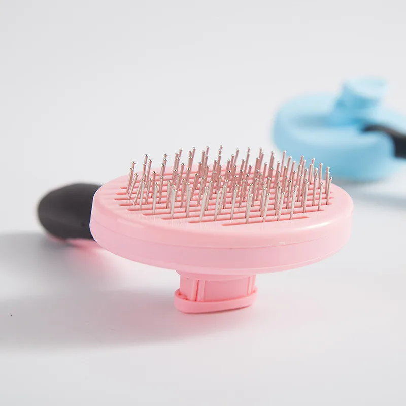 
Removal Animal Hair Stainless Steel Massage Small Pet Dog Cat Grooming Hair Comb Brush For Dog 