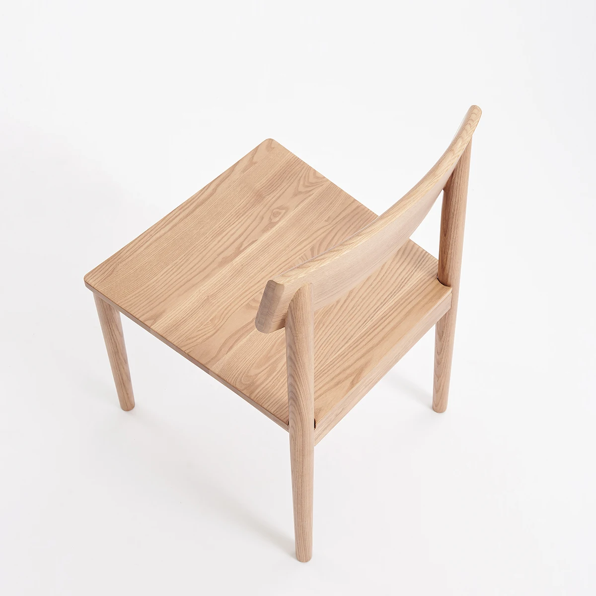 Solid Timber wooden dining chair Basics Armless Mortise and Tenon joint Chair Natural wooden furniture Factory Manufacturer