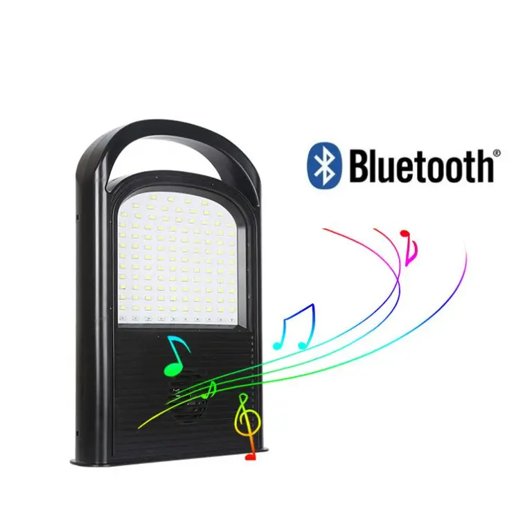 High Quality Portable Usb Charging Red Blue Flash Ip65 50w Music Outdoor 100 200 Watt Led Solar Flood Light