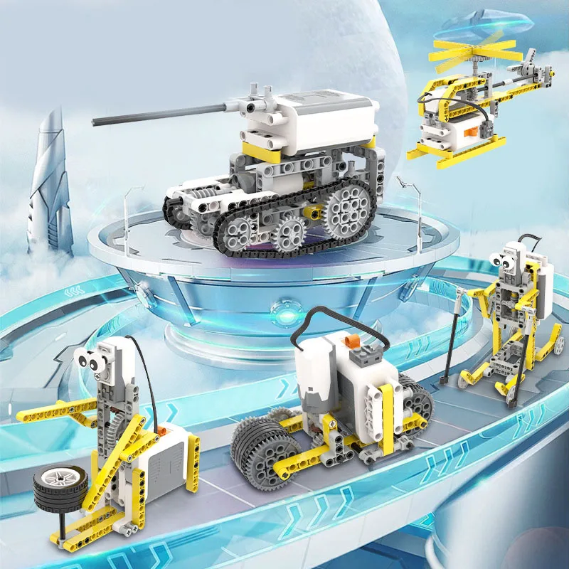 STEM DIY APP Control Programming Roboti Building Block 66 IN 1 Science Educational toy Bricks set for Kids
