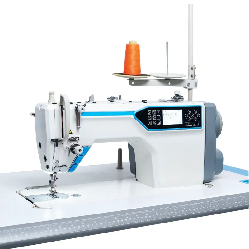 automatic computerized flat bed lockstitch industrial sewing machines with Stepping presser foot lift
