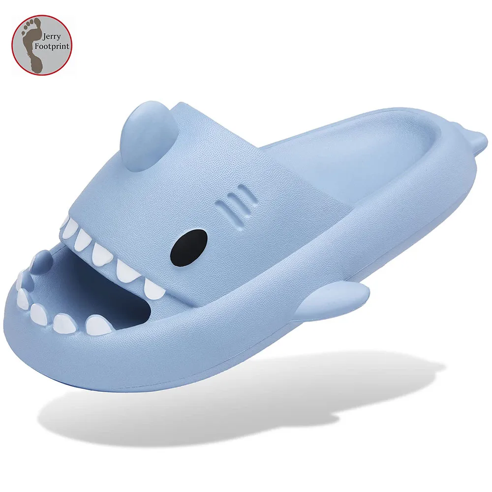 Women Summer Sandals Cute Shark Slipper Anti-skid Flip Flops Men Home Slides Couple Fashion Shoes Funny Shark Slippers