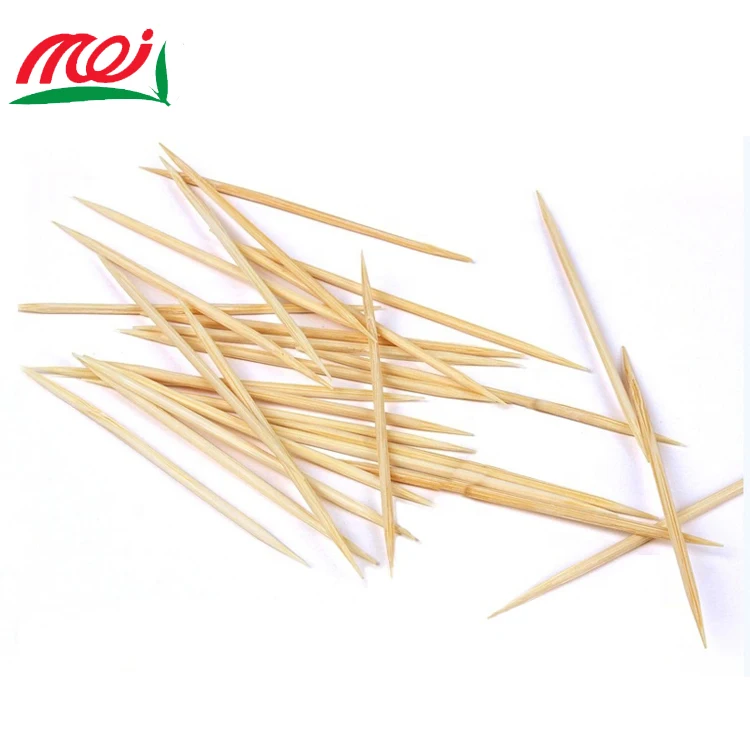 
China Supplier Manufacturer 65Mm Diameter tooth pick 2.0mm Bamboo Toothpicks 2 In Bulk 