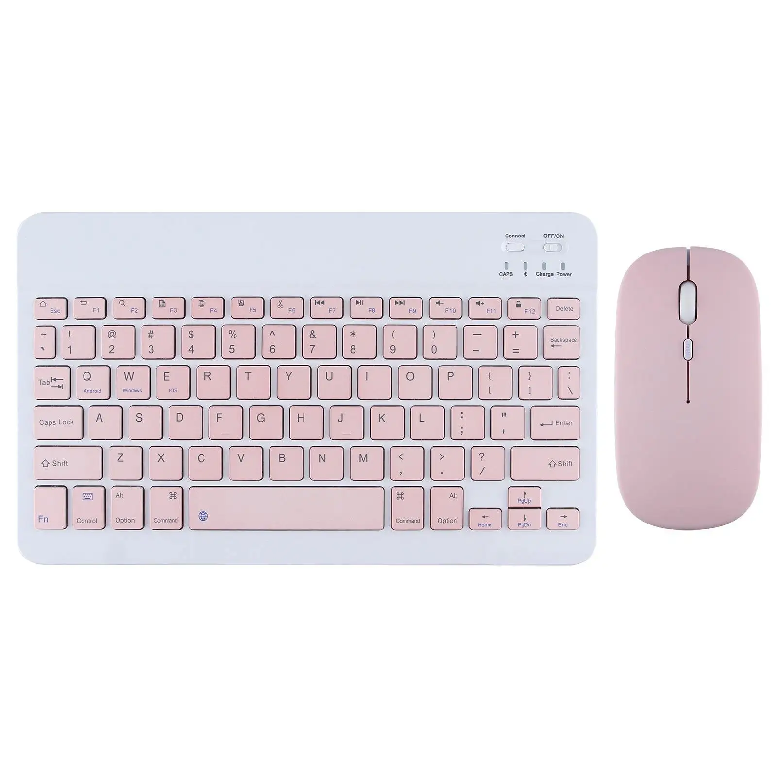 New 10 inch Tablet Bluetooths Keyboard and Mouse Rechargeable Wireless Keyboard Mouse Combo