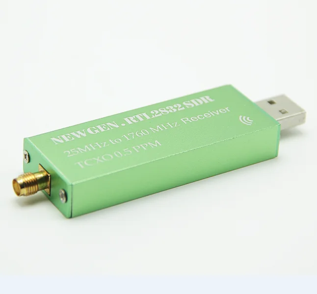TCXO 0.5PPM New Generation RTL-2832 SDR 25MHz to 1760MHz USB SDR digital DVB-T TV Receiver