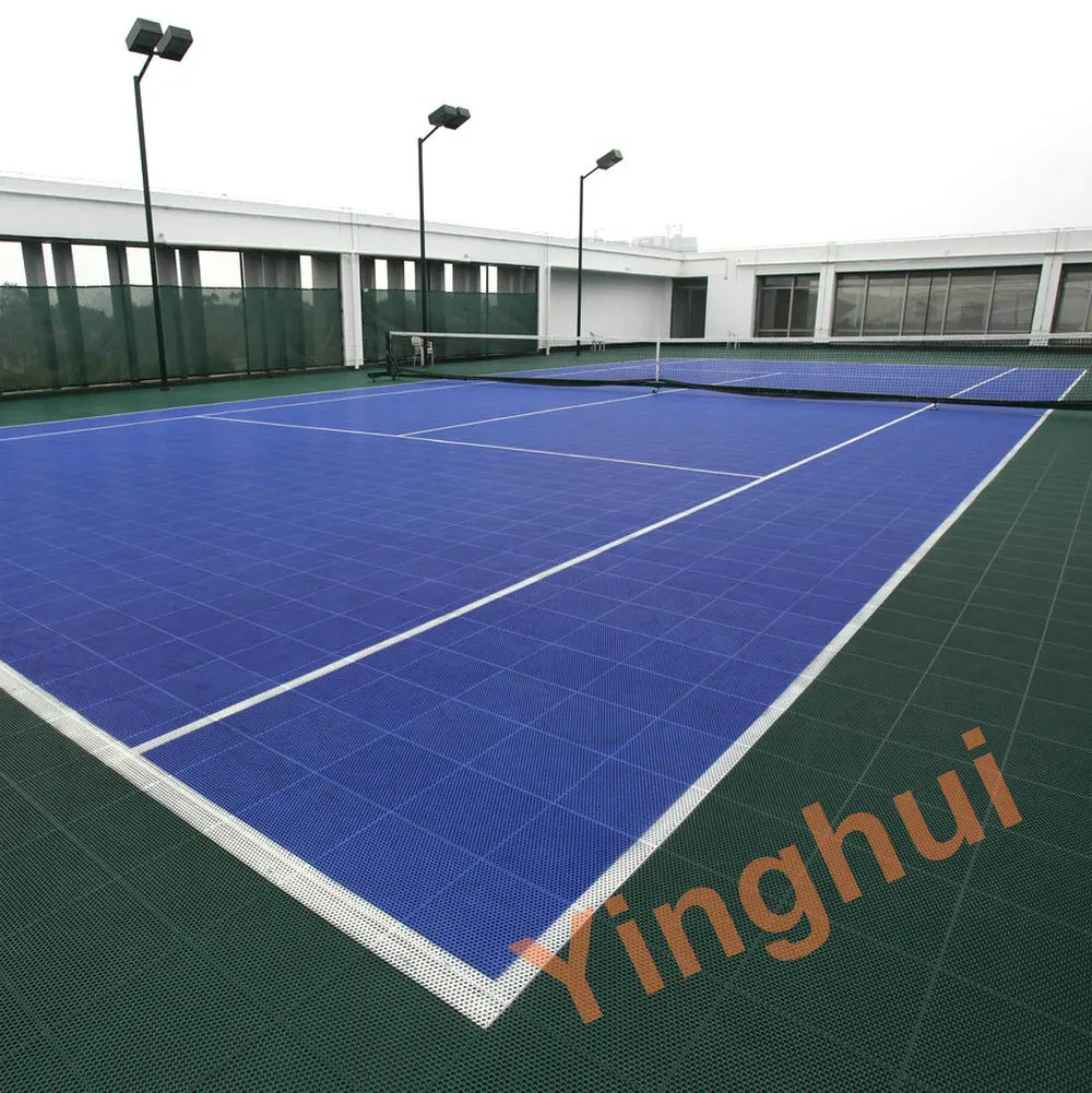 O-01 Portable Suspension Type Outdoor Inter lockable PP Tennis pickleball Court Flooring Tile Meet Fast Grade OEM/ODM floor