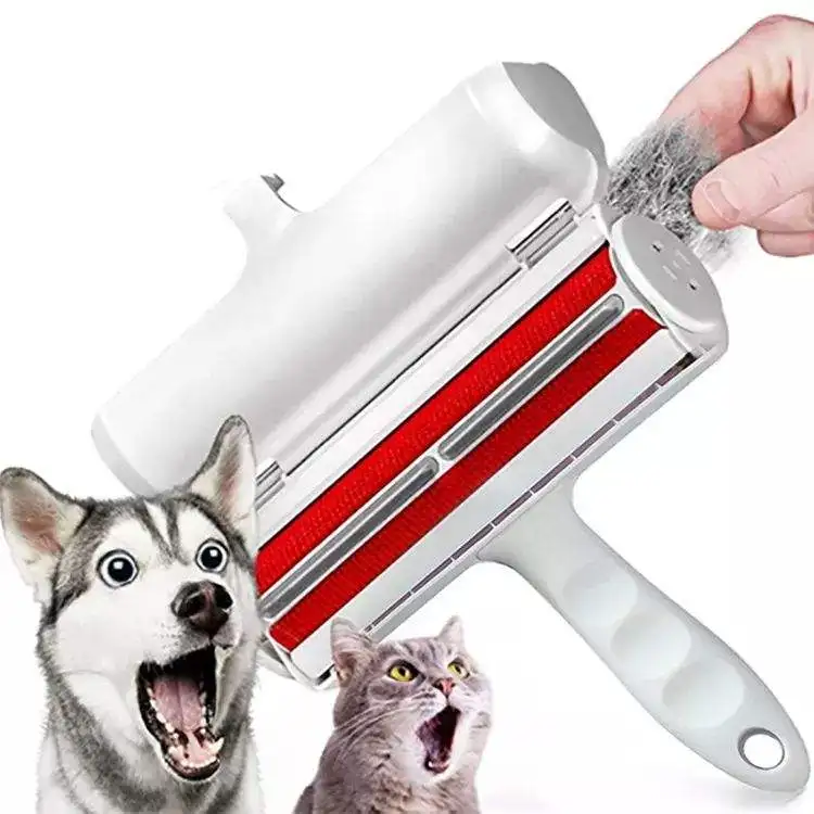 Wholesale Removal Tool Portable Plastic Upgrade Button Pet Hair Remover Roller Grooming Brush Products
