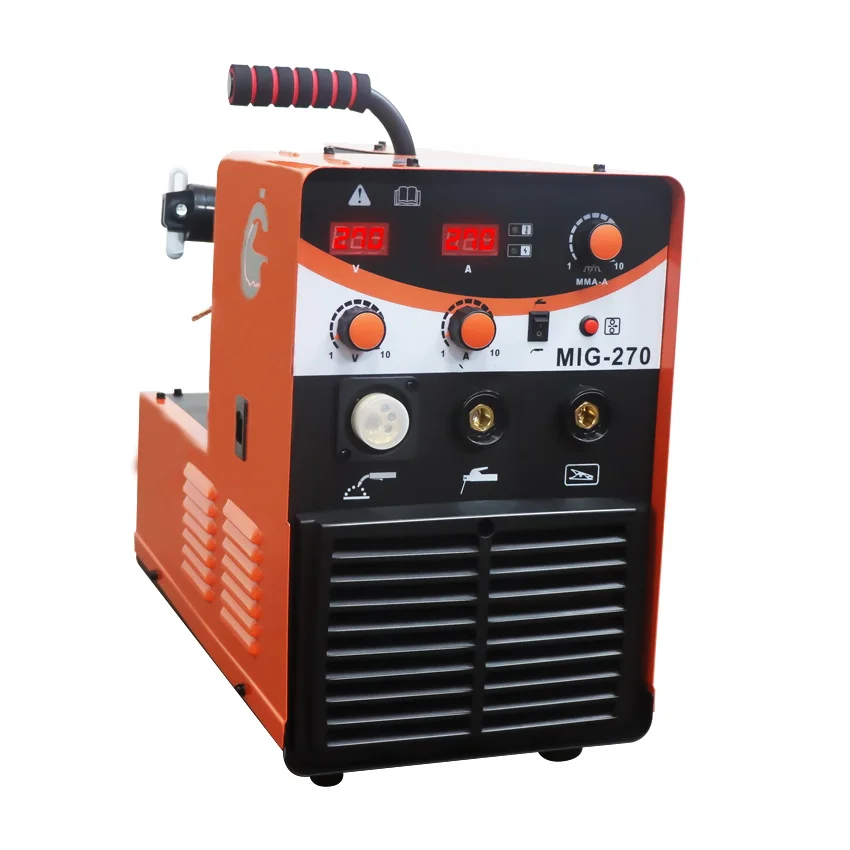 Factory Price Inverter IGBT Welder Machine Super Power MIG-270 Gas Welding Machine for poland Big