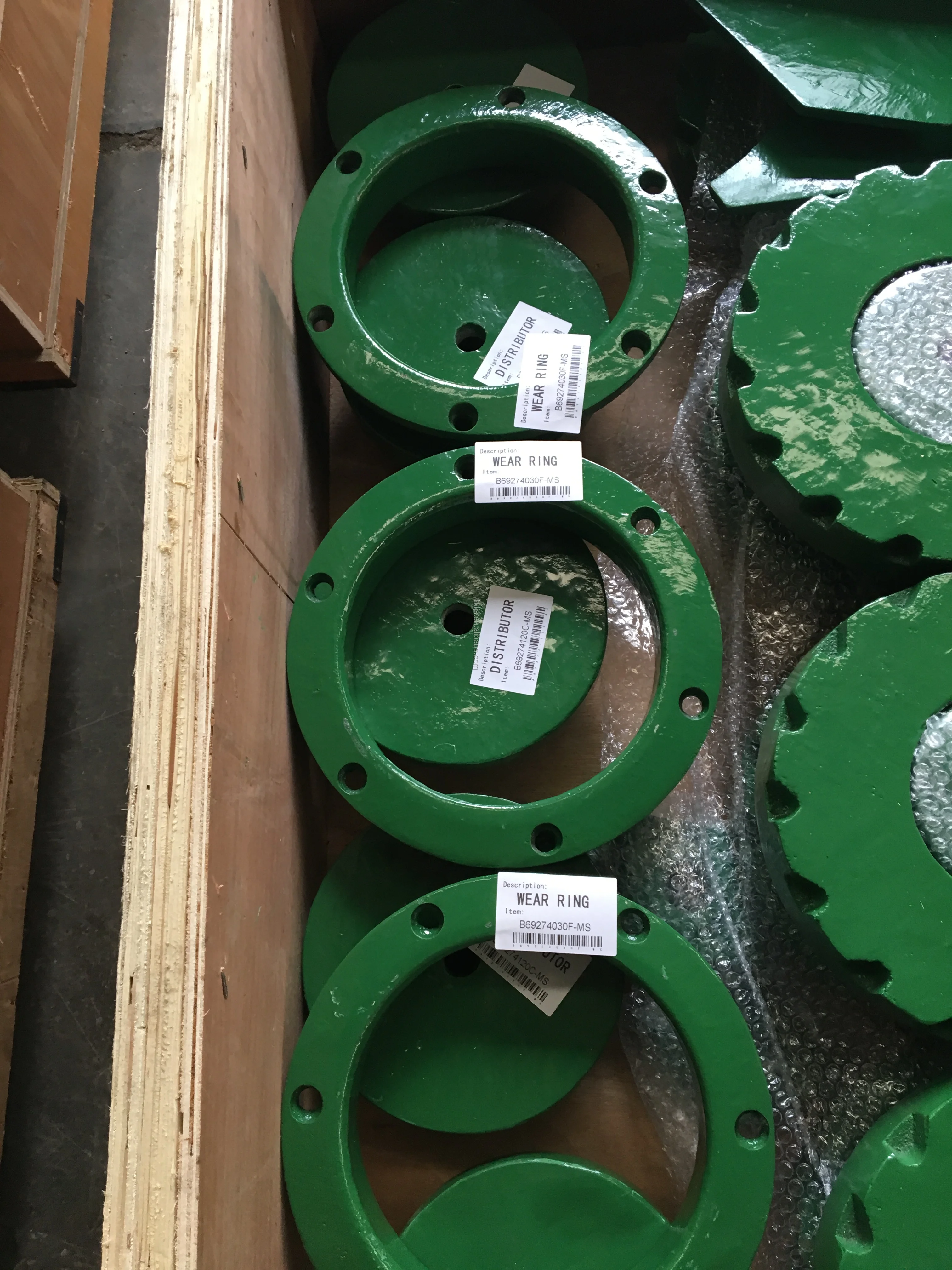high-durability distributor plate apply to barmac vsi stone crusher B7150 spare wear parts in in Crushing Applications