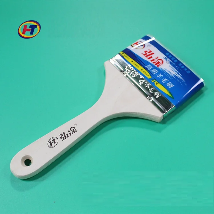 HOTO 3 inch round wood cleaning professional painting brush paint brush