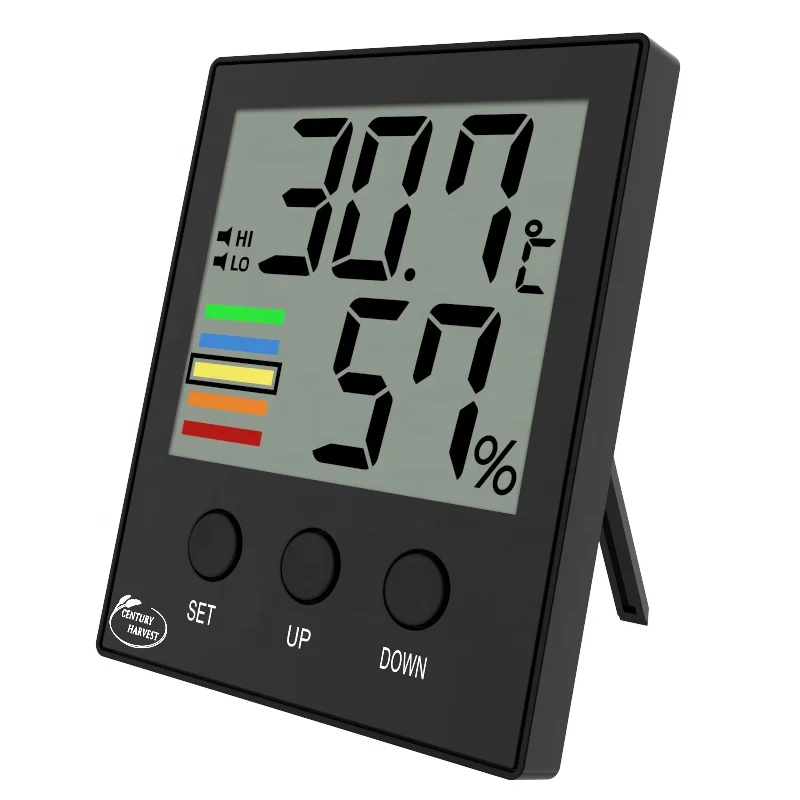 
CH-912 Baby Room LCD Indoor Outdoor Temperature Digital Alarm Clock Instant Thermometer Household Thermometers 