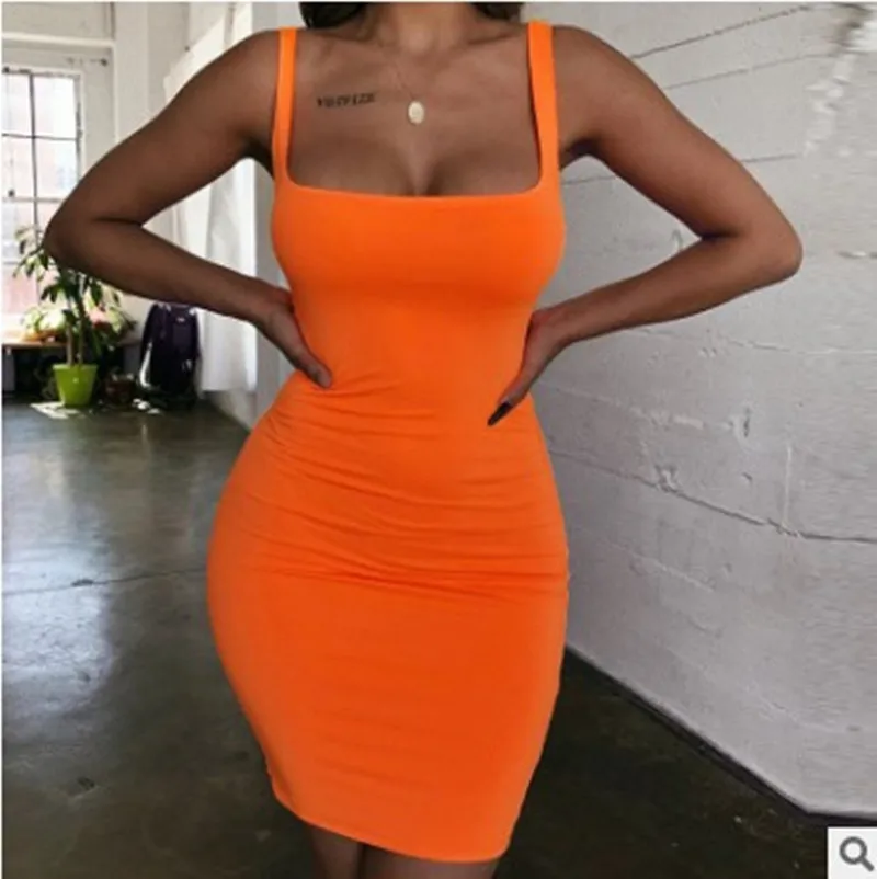 Sexy Women Dress Low Cut Stretch Bandage Bodycon Evening Casual Short Mini Dress Vest Elegant Wear Fashion Dress