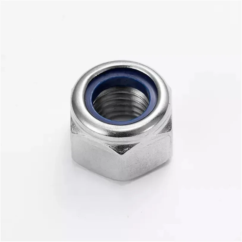 Free Samples 304 Stainless Steel Din985 Anti-Loosening Anti-Slip Cap Nylon Lock Nut