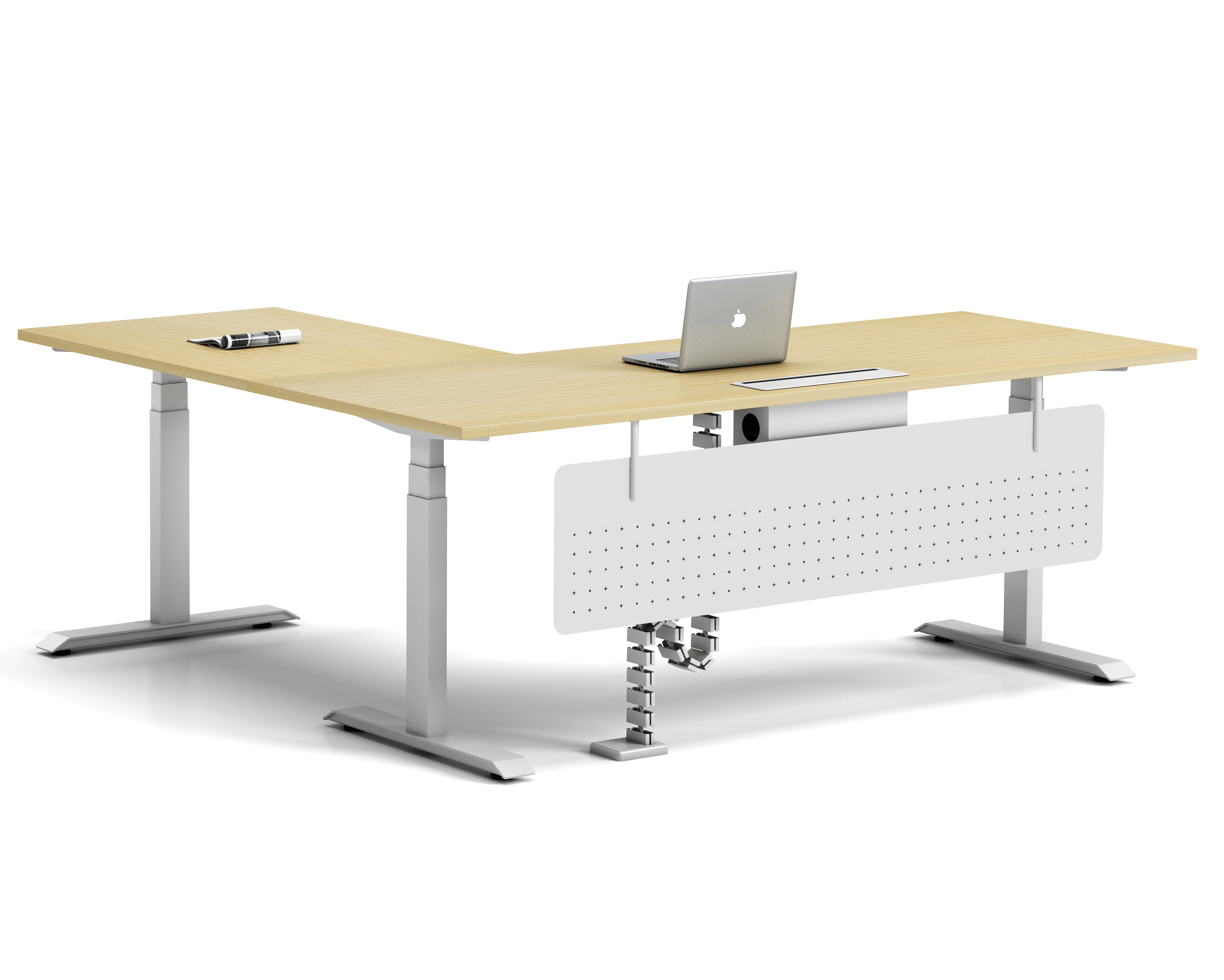 modular furniture commercial office workstation adjustable height desk l shape adjustable table frame office desk computer table