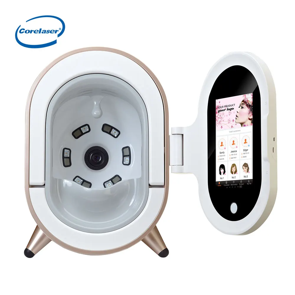 2022 new hot sale portable facial analyzer skin analysis machine