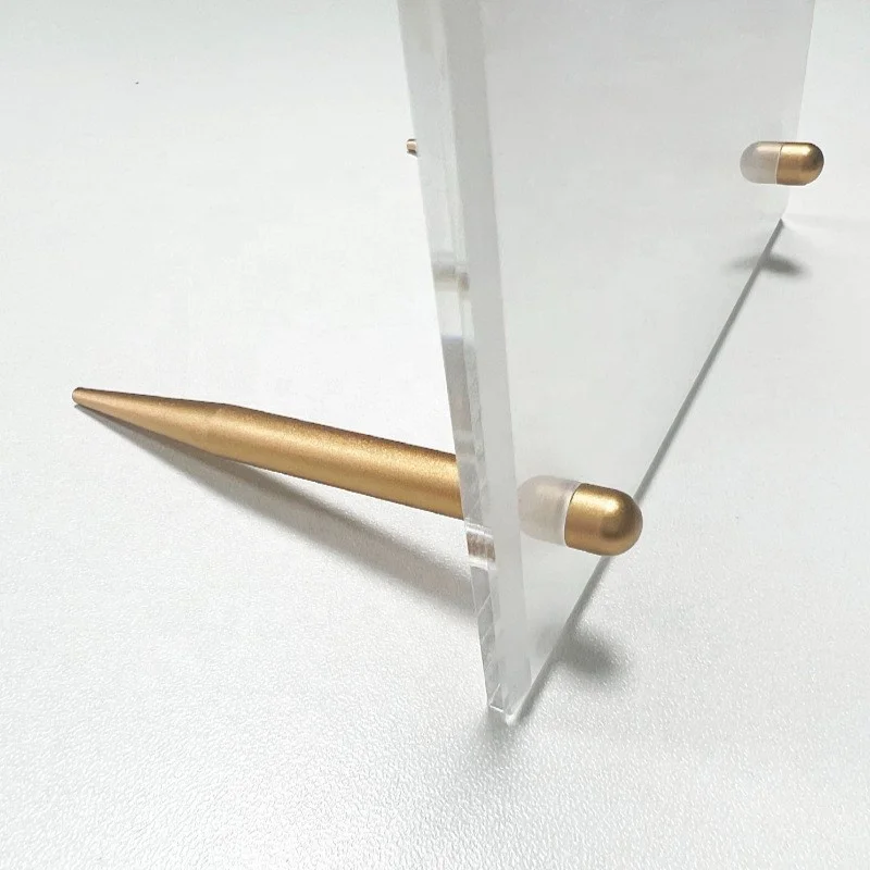 Advertise Nail Screws Pen Tip Advertising Aluminum Glass Standoff Screws Professional Manufacturer