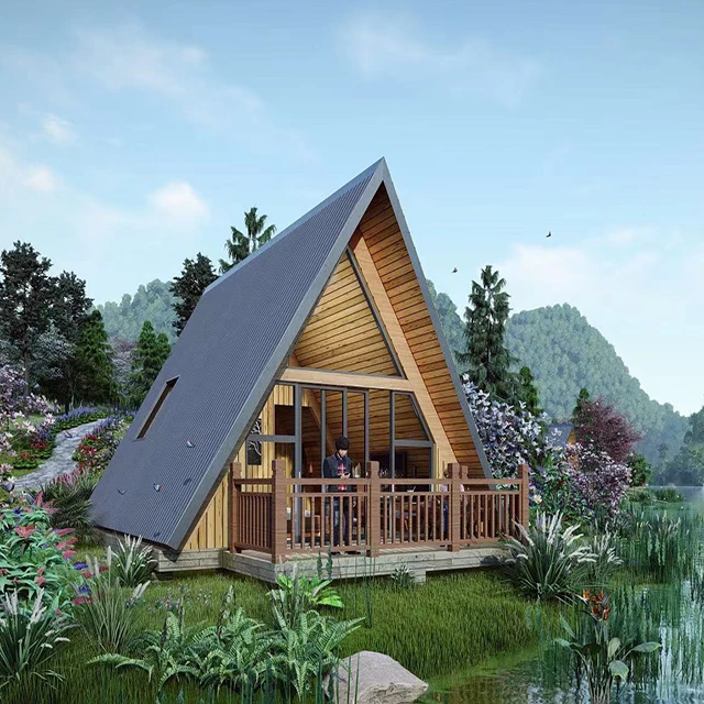 
Easy Assembly Luxury Log Cabin Tiny For Hotel Houses Modular 