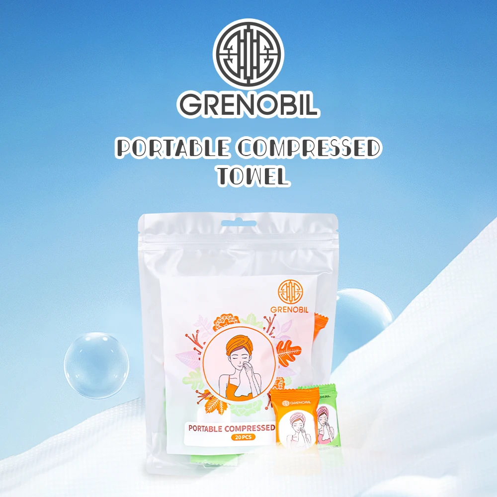 20 Pieces Eco-friendly Compressed Towel Magic Tablets Disposable Coin Tissue Compressed Towels Mini Compressed Hand Towel