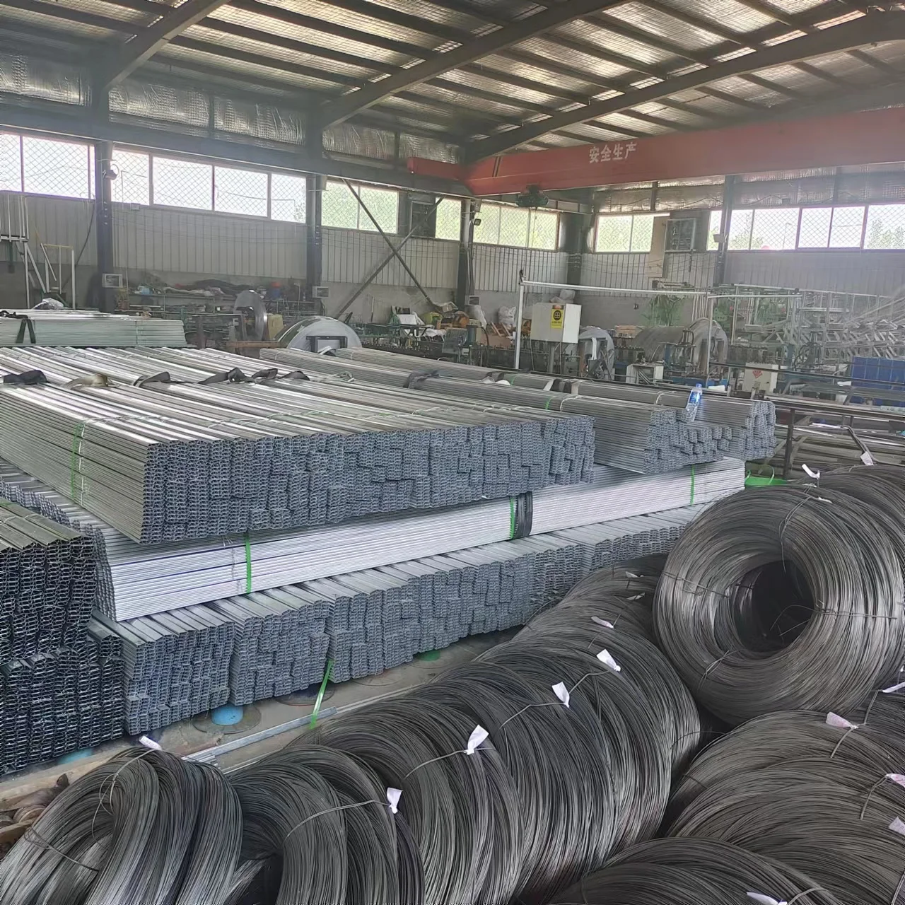 Greenhouse Film Lock Channel Wire Plastic Wiggle Wire and Greenhouse Accessories Galvanized Lock channel