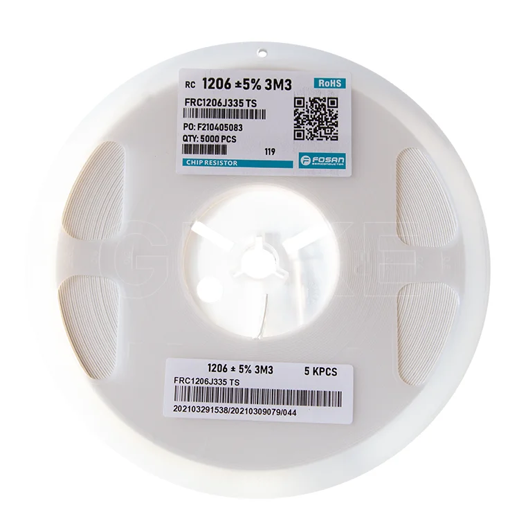 1206(3216) 5% 3M3 high power valve socket direct heating electronic components ics diodes triode tube transistor chip resistor