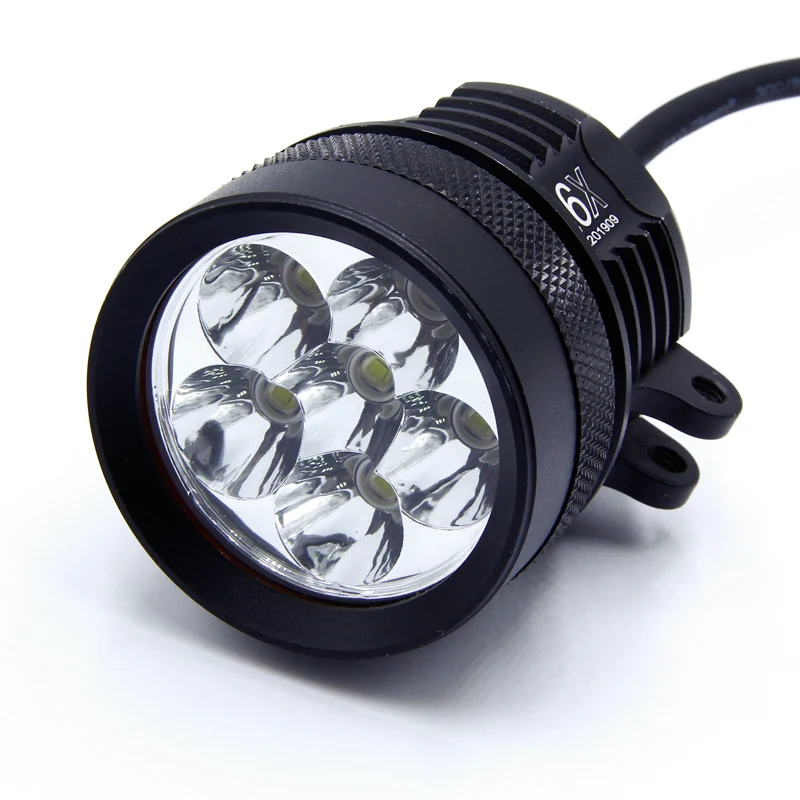 Super brightness projector lens light angel eyes 12V Motorcycle LED headlight bulb lamp L6X motorcycle LED